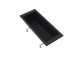 Oltens Langfoss Badewanne Acryl- 140x70 rechteckig - schwarz matt 