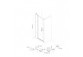 Oltens Verdal Tür Dusch- 100 cm wnękowe Glas transparent - schwarz matt