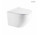 Set Oltens Hamnes Becken WC hängend PureRim mit Schicht SmartClean mit WC-Sitz mit Softclosing Ovan Slim