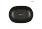 Oltens Hamnes Thin Aufsatzwaschtisch oval 49,5 x 35,5 cm schwarz matt  mit Schicht Oltens SmartClean
