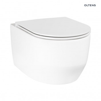 Oltens Holsted Becken WC hängend PureRim - weiß 