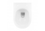 Oltens Holsted Becken WC hängend PureRim SamrtClean mit Sitz mit Softclosing - weiß 