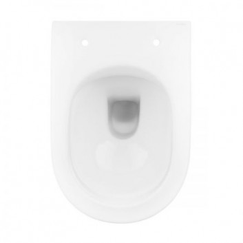 Oltens Holsted Becken WC hängend PureRim SamrtClean mit Sitz mit Softclosing - weiß 