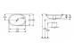 Architectura Unterbauwaschtisch, 570 x 375 x 175 mm, Weiss Alpin, ohne Überlauf