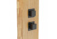 Panel prysznicowy Corsan Bao bambusowy z verChromt wykończeniem i termostatem