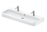 Waschtisch mit unterschrank 120x47cm, Duravit Qatego - Weiß glänzend (HyG) 