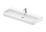 Waschtisch geschliffen 120x47cm, Duravit Qatego - Weiß glänzend