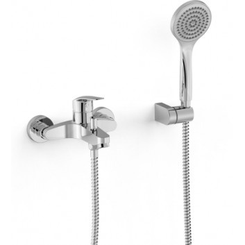Armatur Einhebel- zur Wandmontage Dusch- TRES BASE PLUS - Chrom 