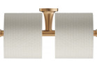 Toilettenpapierhalter doppelt Duravit Starck T - Gebürstetes bronze 