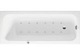 Badewanne mit Hydromassage 170x70cm, Duravit Qatego, Air-System - Weiß