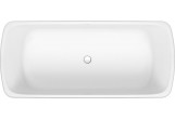Badewanne 180x80cm, Duravit Qatego - Weiß Matt