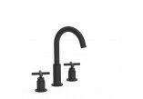 Armatur mit zwei Haltern stehend Waschtisch-, TRES MONTBLANC - Chrom