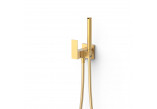 Armatur Einhebel- Unterputz mit Brause do toalety, TRES CUADRO - 24-K Gold 