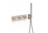 Thermostat-unterputzarmatur 3-drożna, TRES B-SYSTEM - Stahl