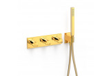 Thermostat-unterputzarmatur 3-drożna, TRES B-SYSTEM - 24-K Gold