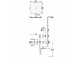 Set baterii termostatycznej Unterputz- 4-drożnej prysznicowej, TRES B-SYSTEM - 24-K Gold