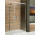 Duschkabine rechteckig Sanplast KNL/FREEZONE-80x100-S cyW0, Höhe 190 cm, Version links, silbernes Profil glänzend
