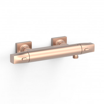 Thermostat-armatur zur wandmontage Dusch-, TRES OVER-WALL - 24-K Gold Matowe