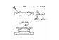 Thermostat-armatur zur wandmontage Dusch-, TRES OVER-WALL - Chrom