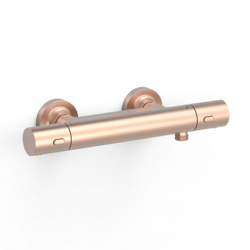 Thermostat-armatur zur wandmontage Dusch-, TRES OVER-WALL - 24-K Gold Matowe