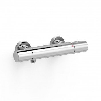 Thermostat-armatur zur wandmontage Dusch-, TRES OVER-WALL - Chrom