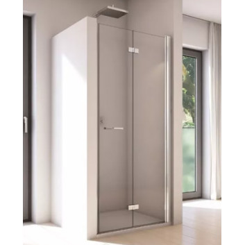 Tür Dusch- für die Nische 80cm (links), Sanswiss Solino SOLF1 - selbern glänzend