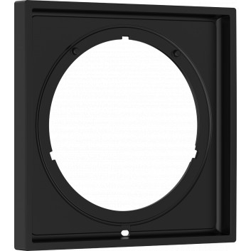 Rosette przedłużająca 5 mm, Hansgrohe ShowerSelect Comfort E - Schwarz Chrom Szczotkowany