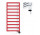 Grzejnik elektryczny Terma Grid 135x50cm, z grzałką zewnętrzną One - weiß