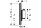 Armatur thermostatisch, Unterputz do 1 odbiornika, Hansgrohe ShowerSelect Comfort E - Schwarz Chrom Szczotkowany