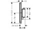 Armatur thermostatisch, Unterputz do 2 odbiorników, Hansgrohe ShowerSelect Comfort Q - Chrom 