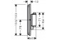 Armatur thermostatisch, Unterputz do 1 odbiornika z dodatkowym wyjściem, Hansgrohe ShowerSelect Comfort Q - Chrom