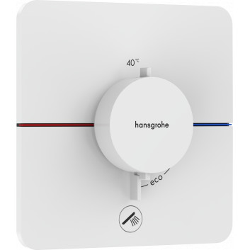 Armatur thermostatisch, Unterputz do 1 odbiornika z dodatkowym wyjściem, Hansgrohe ShowerSelect Comfort Q - Schwarz Matt