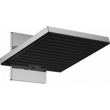 Handbrause 260 2jet z przyłączem ściennym, Hansgrohe Pulsify E - Chrom