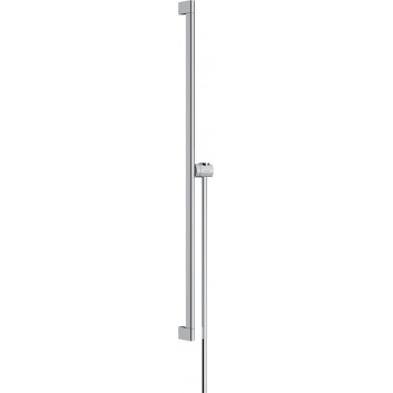 Brausestange S Puro 90 cm z suwakiem EasySlide i wężem przysznicowym Isiflex 160cm, Hansgrohe Unica - Chrom