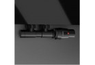 Zawór zespolony Komex Twins z głowicą termostatyczną, kątowy, rechte Version - schwarz glänzend