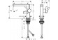 Einhebel- Waschtischarmatur 110 Fine, CoolStart ohne Ablauf-Set, Hansgrohe Tecturis E - Brąz Szczotkowany