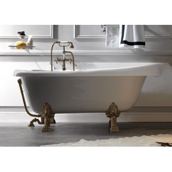 Badewanne Kerasan Waldorf wolnostojaca 167x82 cm - weiß 