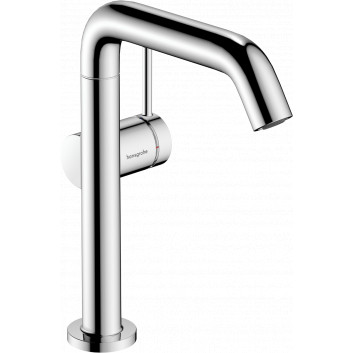 Einhebel- Waschtischarmatur 210 Finie, CoolStart z drehbar wylewką, Mit Ablauf-Set Push-Open, Hansgrohe Tecturis S - 