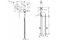 Einhebel- Küchenarmatur 150, metalowa herausziehbarer Auslauf, 2jet, sBox, Hansgrohe Zesis M33 - Chrom 