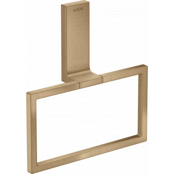 Handtuchhalter typu Ring, AXOR Universal Rectangular - Brąz Szczotkowany