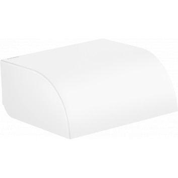 Toilettenpapierhalter mit Abdeckung, AXOR Universal Circular - Weiß Matt