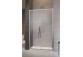 Tür Dusch- für die Nische Radaway Premium Plus DWJ 120, uniwersalne, 1175-1215mm, Glas fabric, profil Chrom