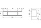 Schrank Unterbau- Laufen BASE 116 x 44 x 53 cm, 2 szuflady - weiß Glanz