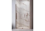 Tür Schiebe- walk-in Radaway Furo Gold, links, mit Wand, 160x200cm, Glas transparent, profil golden