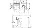 Einhebel- Waschtischarmatur Wandmontage Unterputz mit Auslauf 221, AXOR MyEdition - Schwarz Matt 