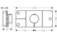 Modul thermostatisch, Unterputz do 3 odbiorników, AXOR One - Weiß Matt