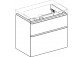 Schrank pod umywalkę Geberit Smyle Square, mit zwei Schubladen