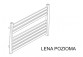 Grzejnik poziomy, Komex Lena, 50x100cm - Weiß