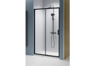 Tür Dusch- für die Nische Radaway Premium Pro Black DWJ 100 cm, Version links, Glas transparent, profil schwarz