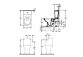 Becken WC Tiefspül- do WC-kompaktu, stehend, Villeroy&Boch Hommage - Weiss Alpin CeramicPlus